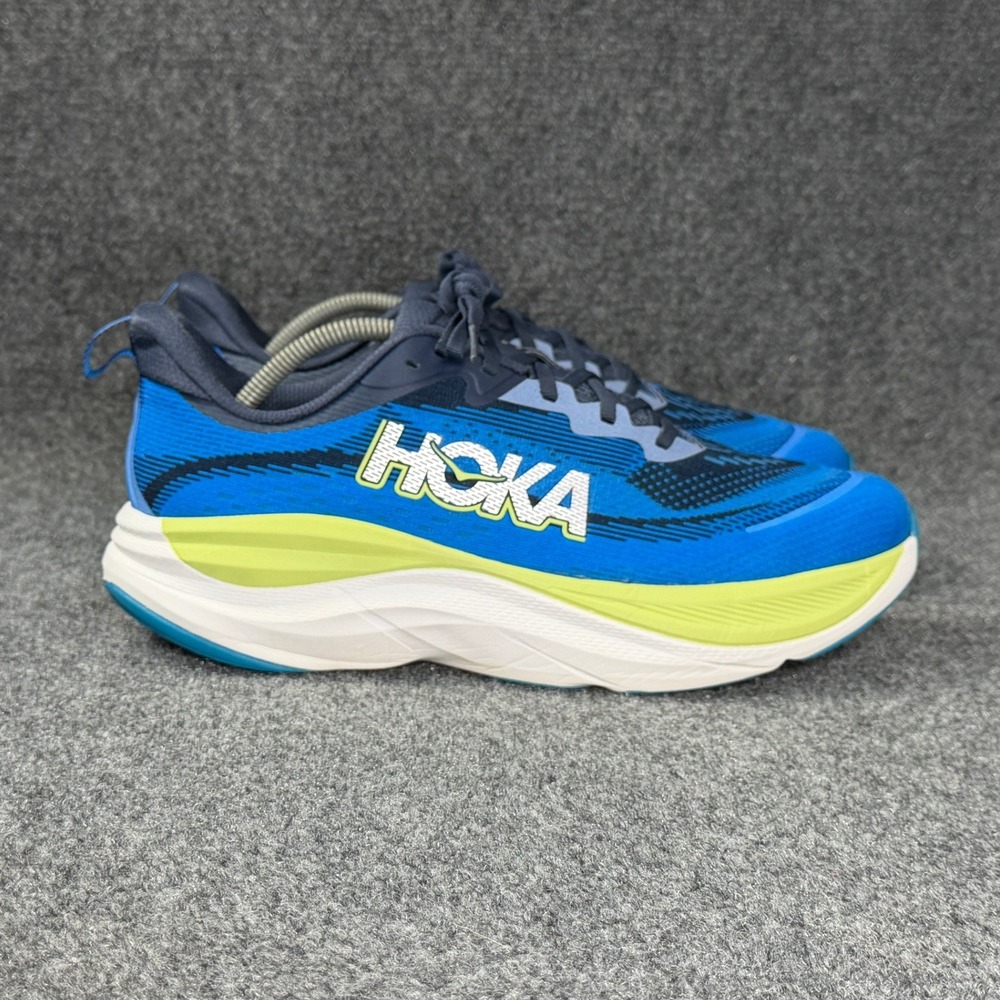 Hoka Skyflow Running Shoes Mens 11 Varsity Navy Electric Cobalt Athletic Running